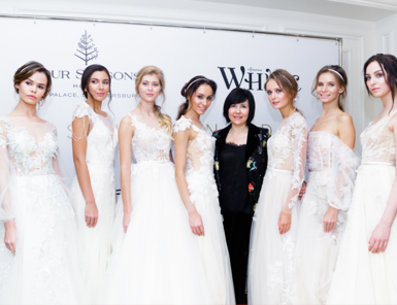Показ новых коллекций в рамках White Sposa Fashion Day в Санкт-Петербурге  